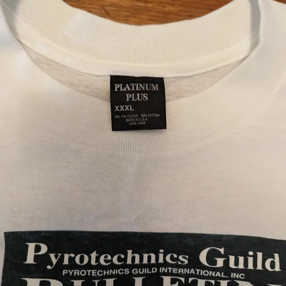 Vintage 1993 pyrotechnics tee shirt - Picture 4 of 5